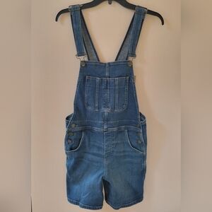 Fat Face Denim Short Overalls